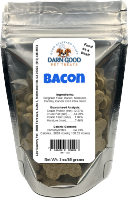 Darn Good Pet Treats Bacon Dog Cookies