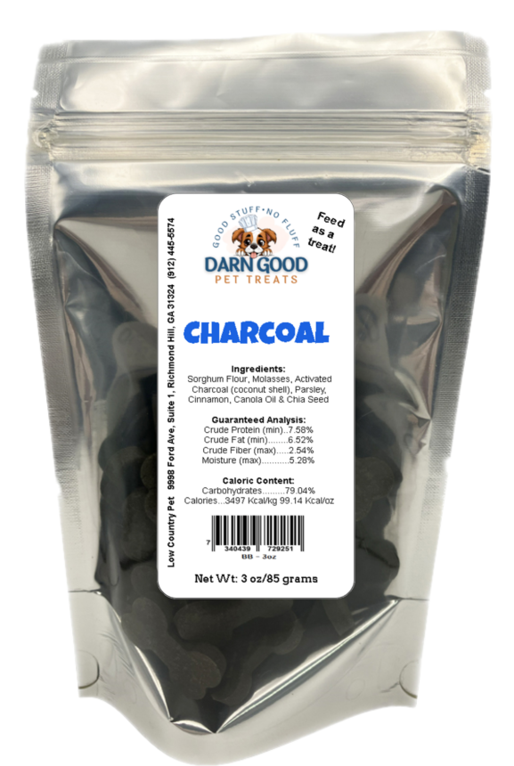 Darn Good Pet Treats Charcoal Dog Treat Cookies