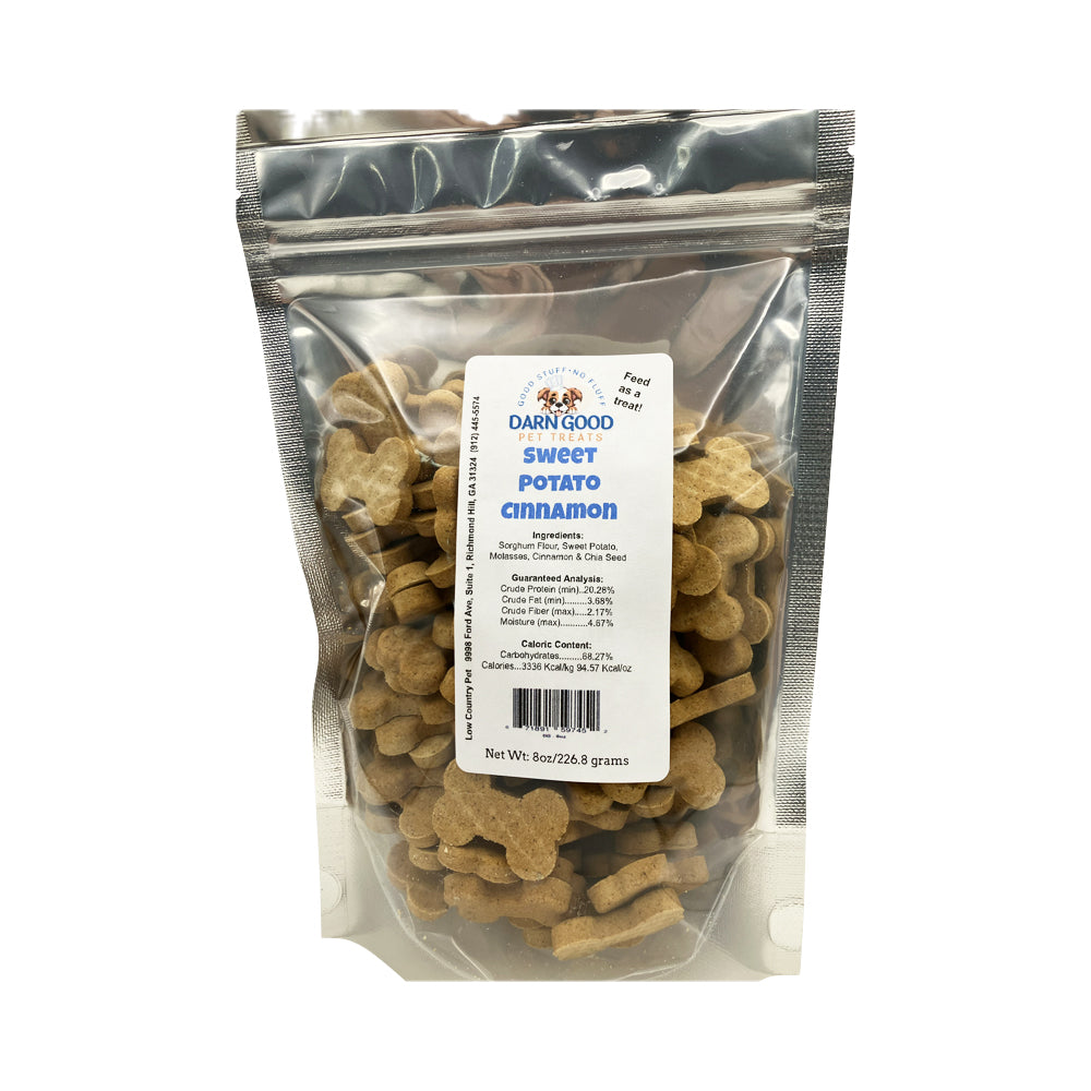 Darn Good Pet Treats Sweet Potato & Cinnamon Dog Cookies