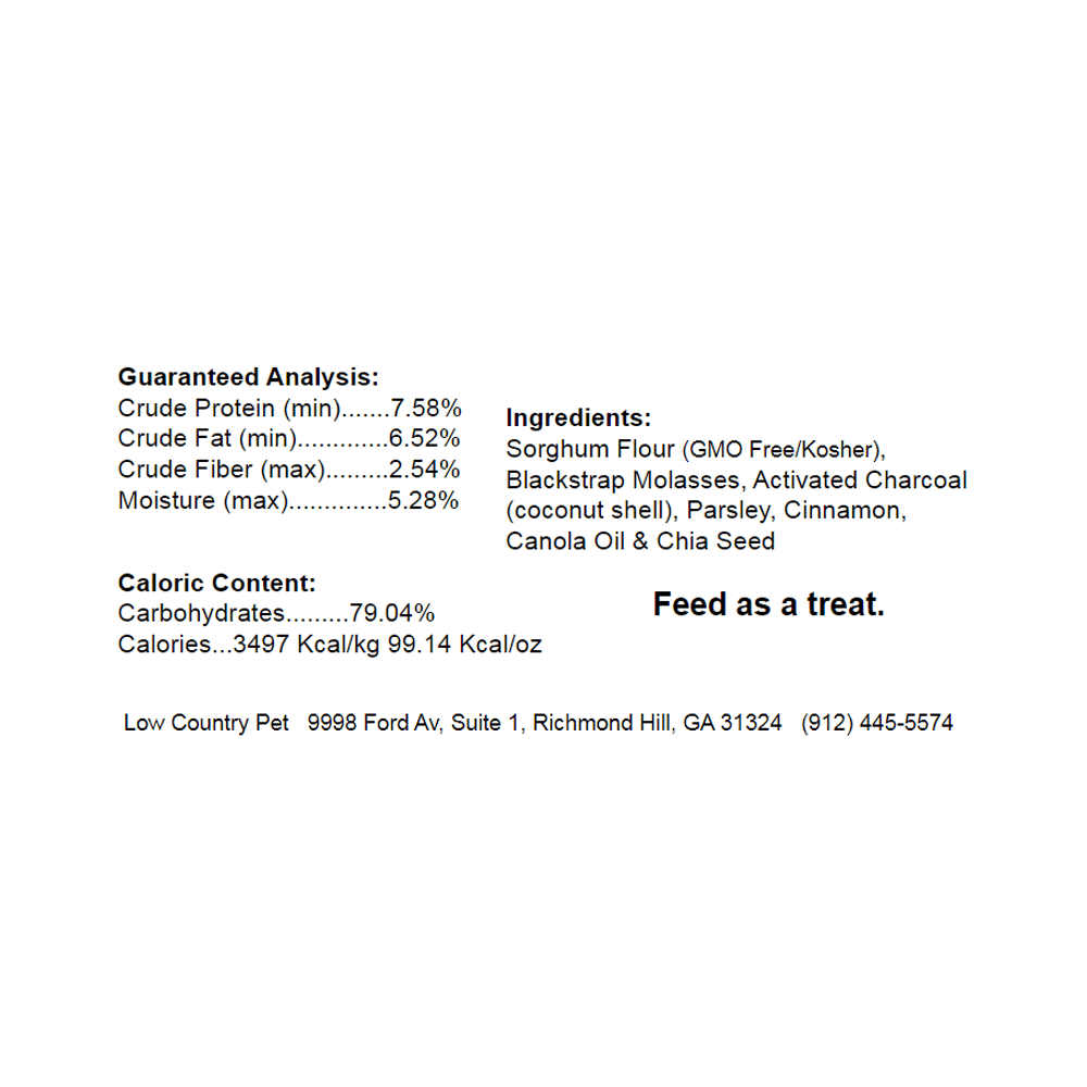 Darn Good Pet Treats Charcoal Dog Cookies - Low Country Pet - Dog Treats - 7340439729244