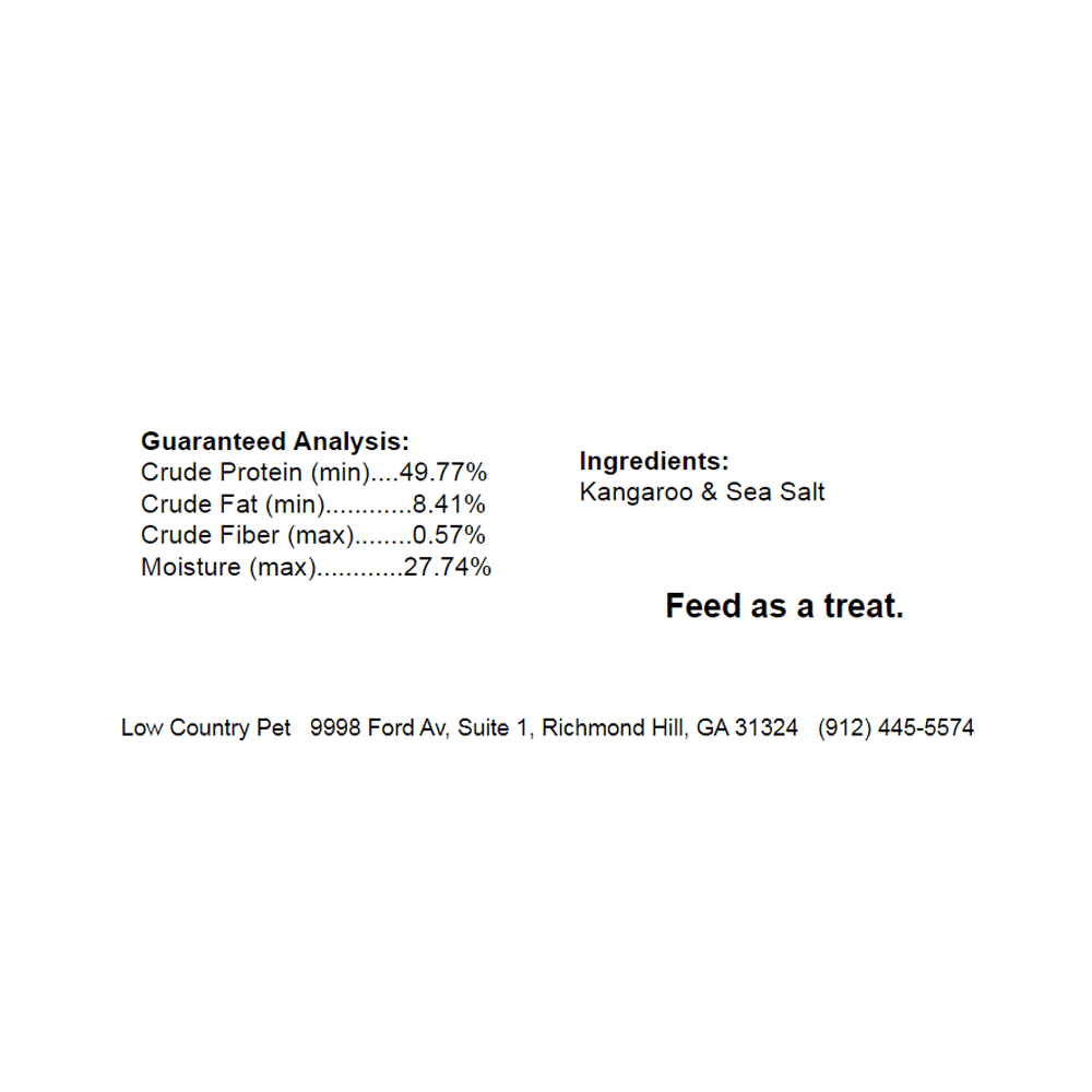 Darn Good Pet Treats Venison Jerky Dog Treats - Low Country Pet - Dog Treats - 671891597568