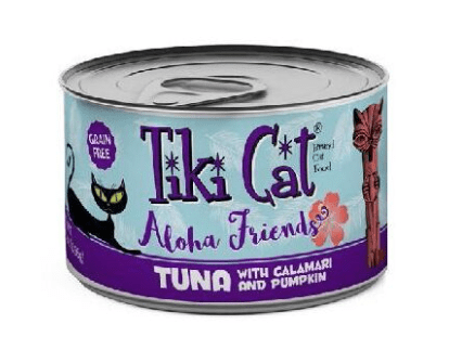 Tiki Cat Can GF Aloha Tuna, Calamari, & Pumpkin 3 oz - Low Country Pet - 693804400031