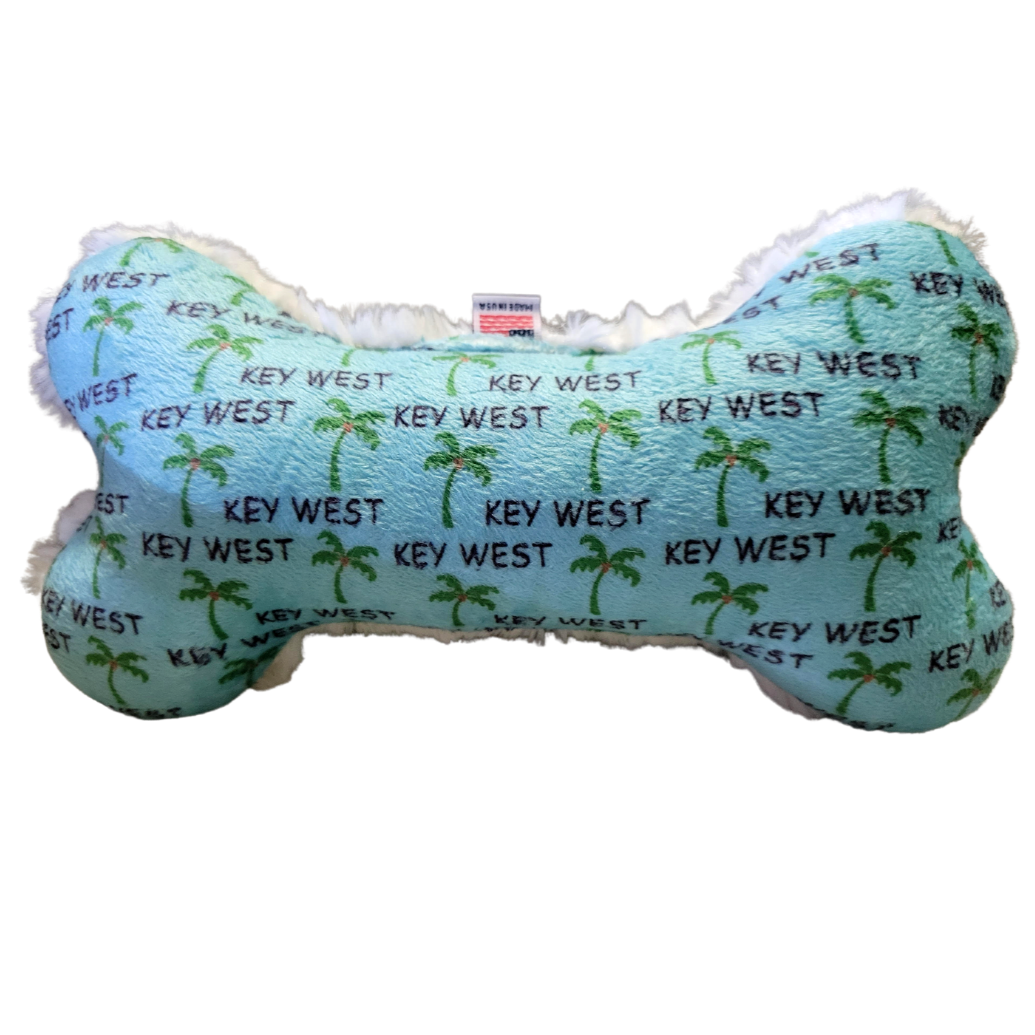 Key West Palm Trees Bone Plush Toy - Large