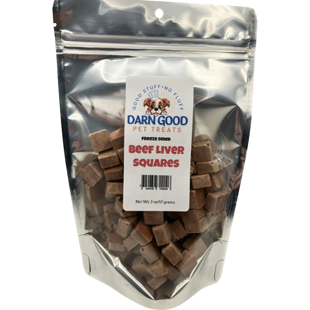 Darn Good Pet Treats Beef Liver Training Dog Treats Freeze Dried - Low Country Pet - Dog Treats - 7340439729046