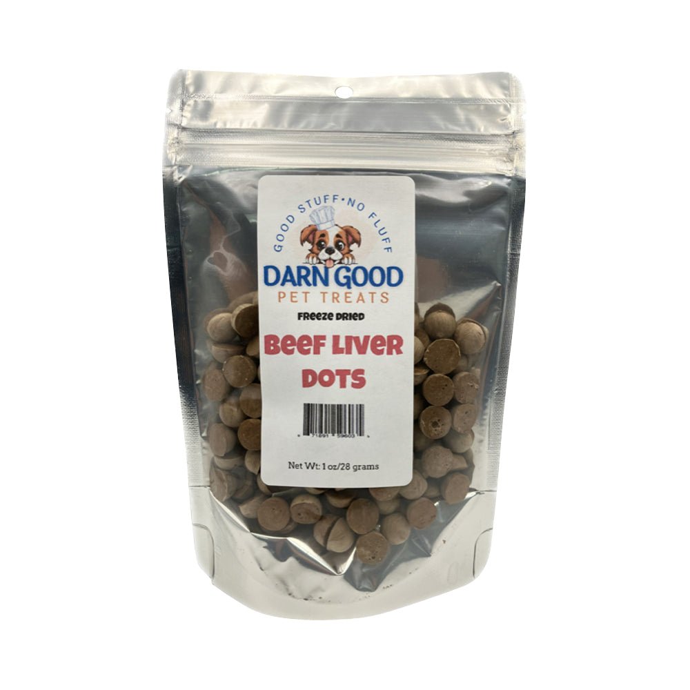 Darn Good Pet Treats Beef Liver Training Dog Treats Freeze Dried - Low Country Pet - Dog Treats - 7340439729046