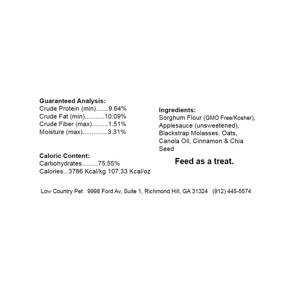 Darn Good Pet Treats For Horses - Apple 12oz - Low Country Pet - Horse Treats - 671891596028