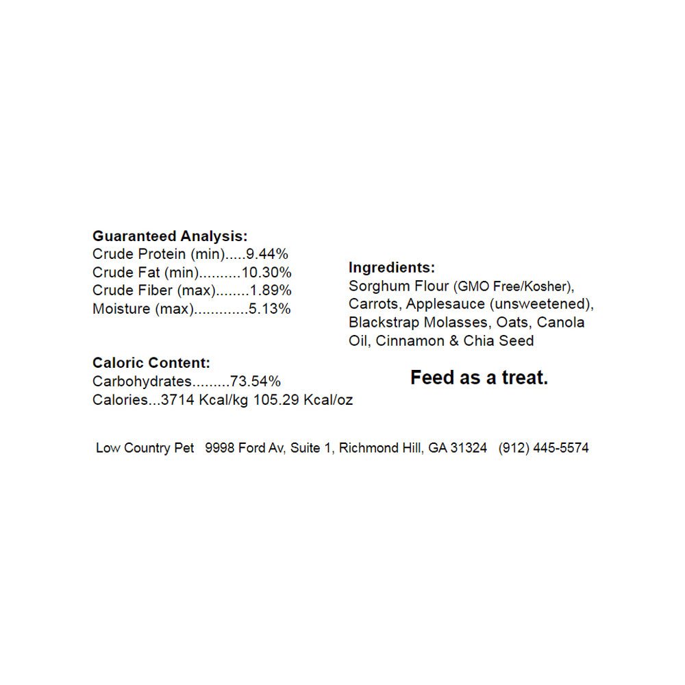 Darn Good Pet Treats For Horses - Carrot 12oz - Low Country Pet - Horse Treats - 671891596011