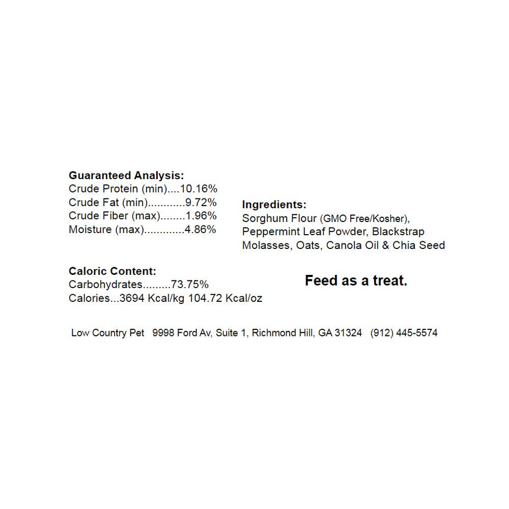 Darn Good Pet Treats For Horses - Peppermint 12oz - Low Country Pet - Horse Treats - 671891596004