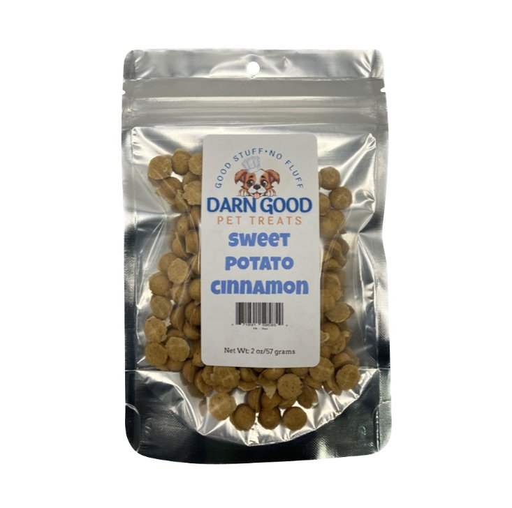 Darn Good Pet Treats Sweet Potato & Cinnamon Dog Cookies - Low Country Pet - Dog Treats - 671891595854