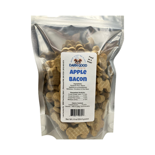 Darn Good Pet Treats Apple & Bacon Dog Cookies