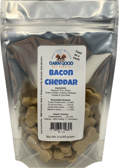 Darn Good Pet Treats Bacon & Cheddar Dog Cookies