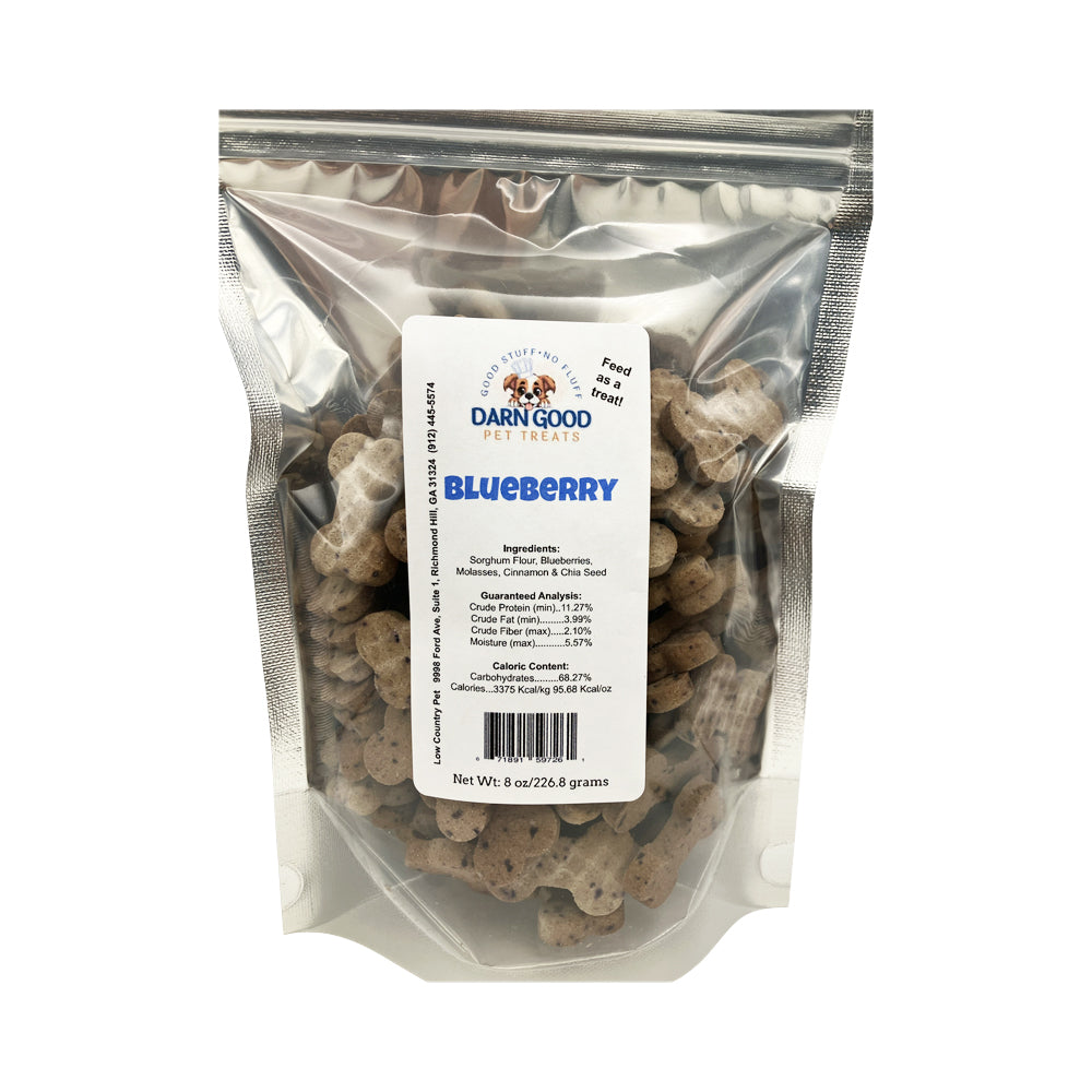 Darn Good Pet Treats Blueberry Dog Cookies