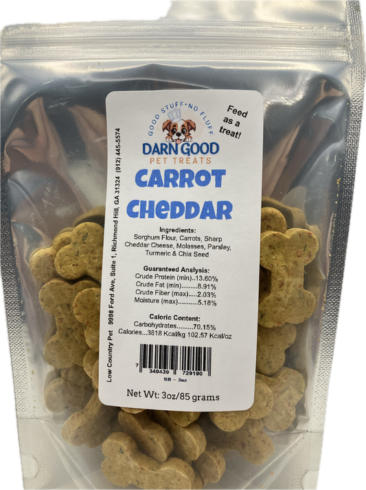 Darn Good Pet Treats Carrot & Cheddar Cheese Dog Cookies
