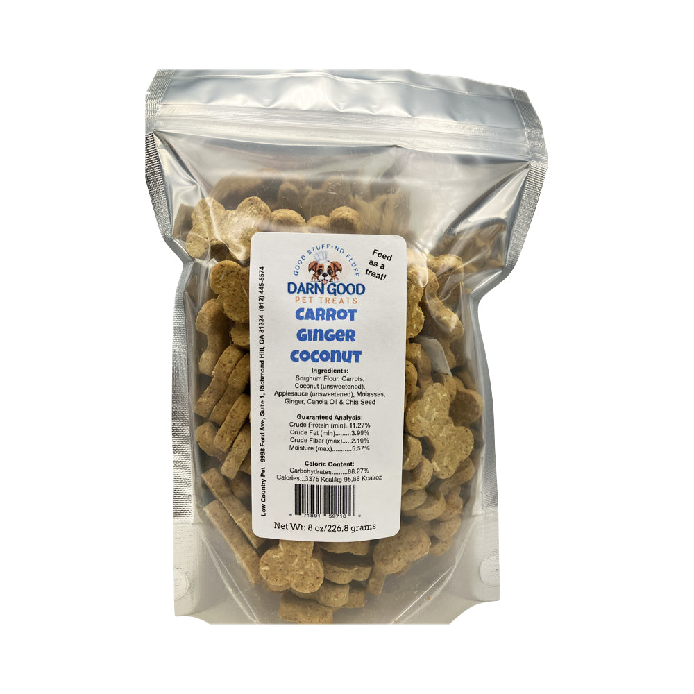 Darn Good Pet Treats Carrot, Ginger & Coconut Dog Cookies