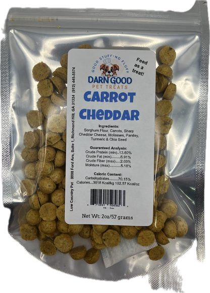 Darn Good Pet Treats Carrot & Cheddar Cheese Dog Cookies