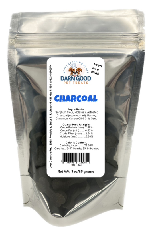 Darn Good Pet Treats Charcoal Dog Treat Cookies