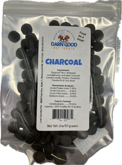 Darn Good Pet Treats Charcoal Dog Treat Cookies