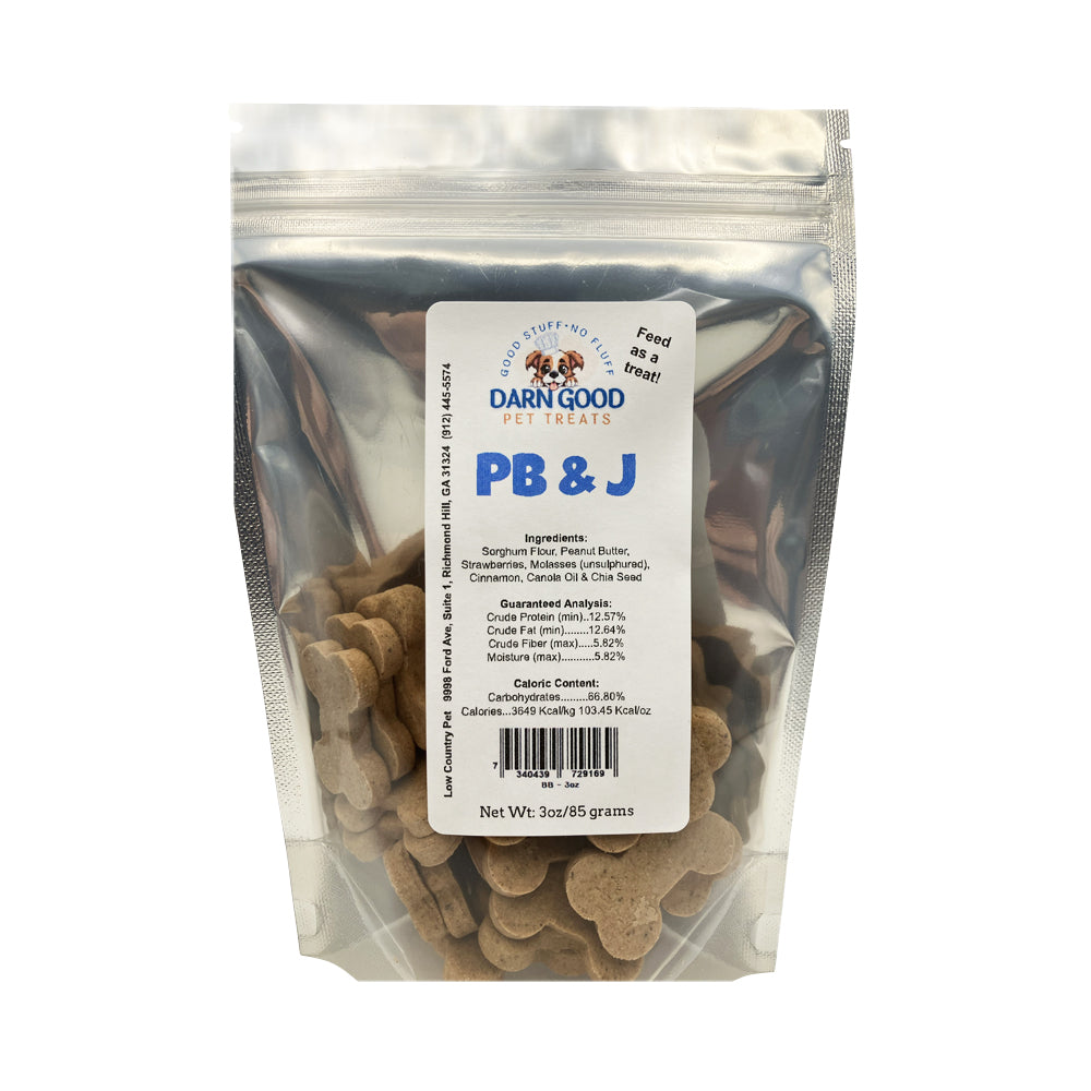 Darn Good Pet Treats Peanut Butter & Jelly Dog Cookies