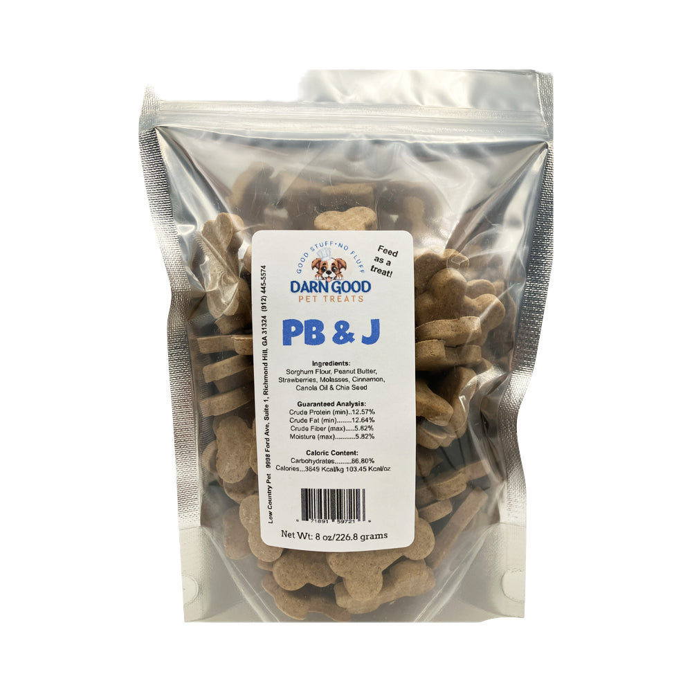 Darn Good Pet Treats Peanut Butter & Jelly Dog Cookies