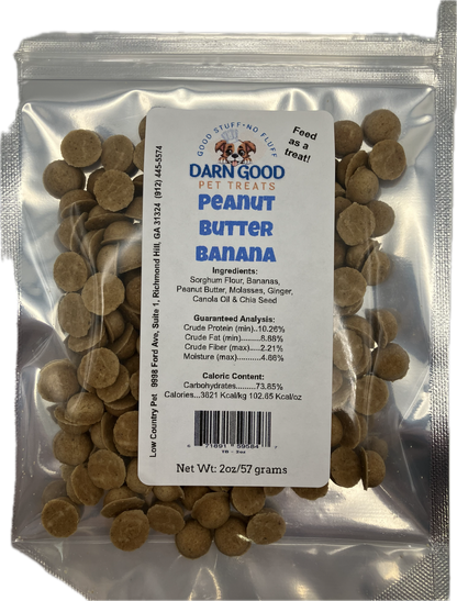 Darn Good Pet Treats Peanut Butter & Banana Dog Cookies