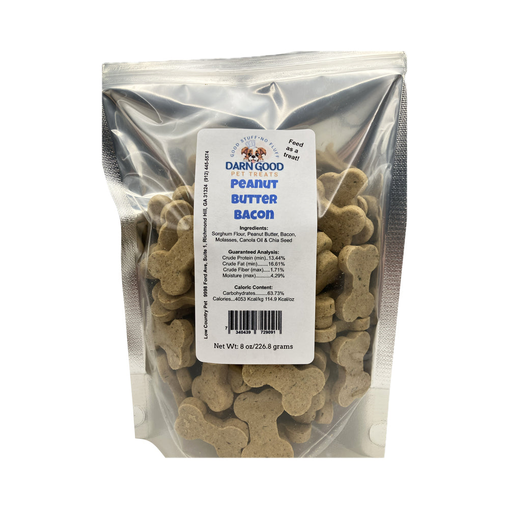 Darn Good Pet Treats Peanut Butter & Bacon Dog Cookies