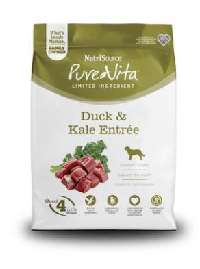 Pure Vita Dog Dry GF Duck & Kale 4#