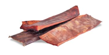 Home Range Dog Treat Beef Collagen Flattened Jerky 12"