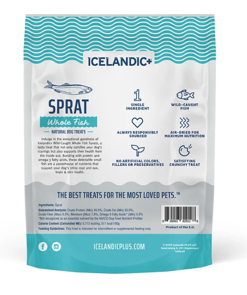 Icelandic+ Dog Treat Sprats Whole 2 oz