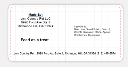 Darn Good Pet Treats Beef Liver & Veggie Dog Food Topper - Low Country Pet - Dog Food Toppers - 671891597360
