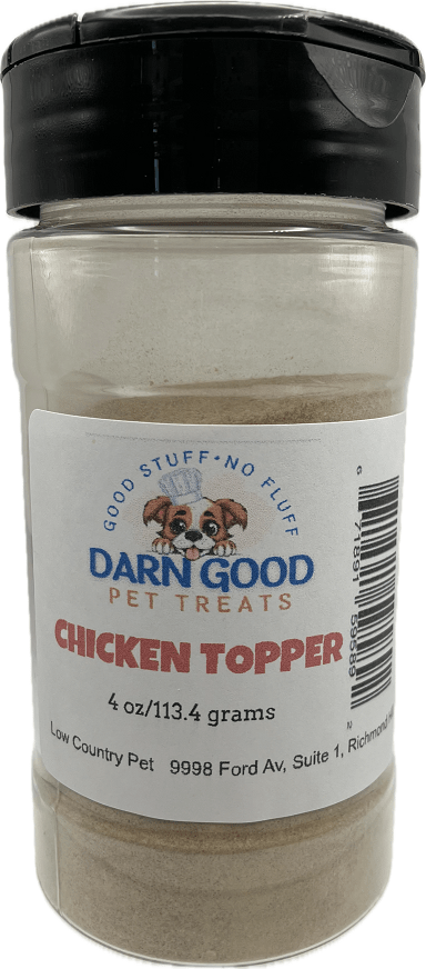 Darn Good Pet Treats Chicken Freeze Dried Dog Food Topper 4 oz - Low Country Pet - Dog Food Toppers - 671891595892