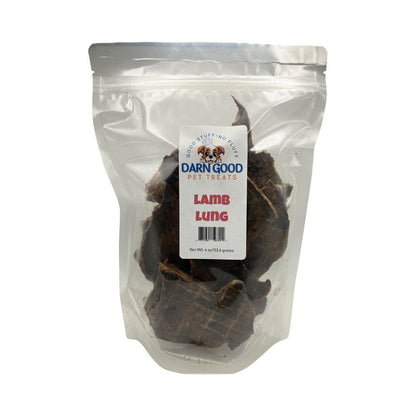 Darn Good Pet Treats Lamb Lung Dog Treats Dehydrated - Low Country Pet - Dog Treats - 671891597544