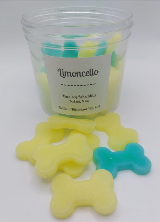 Limoncello Creme Bone Shaped Wax Melt 4 oz - Low Country Pet - Wax Melt - Bone Shaped - 20004