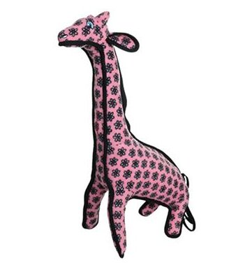 Tuffy® Zoo Series - Pink Giraffe - Low Country Pet - -