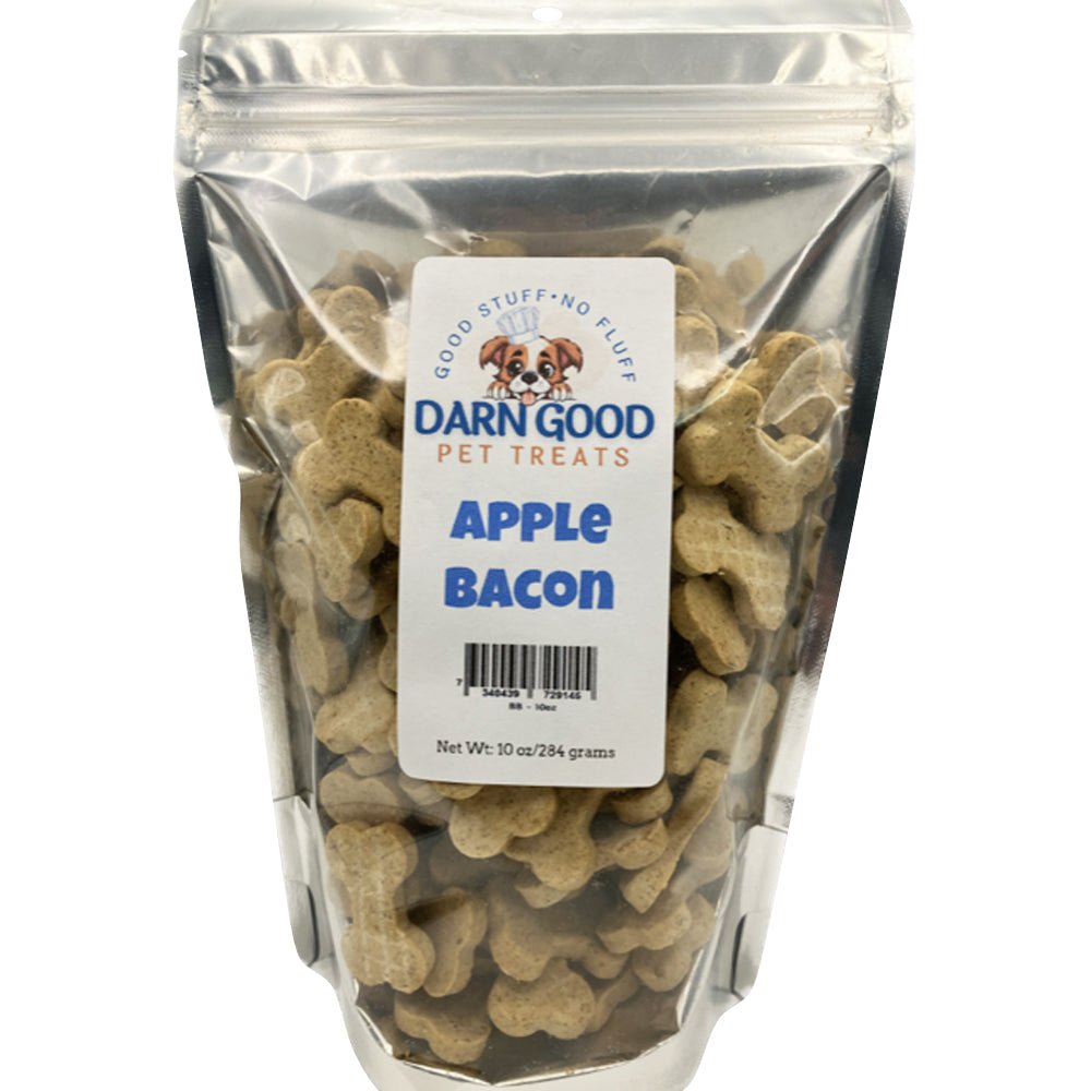 Darn Good Pet Treats Apple Bacon Dog Cookies - Low Country Pet - Dog Treats - 7340439729145