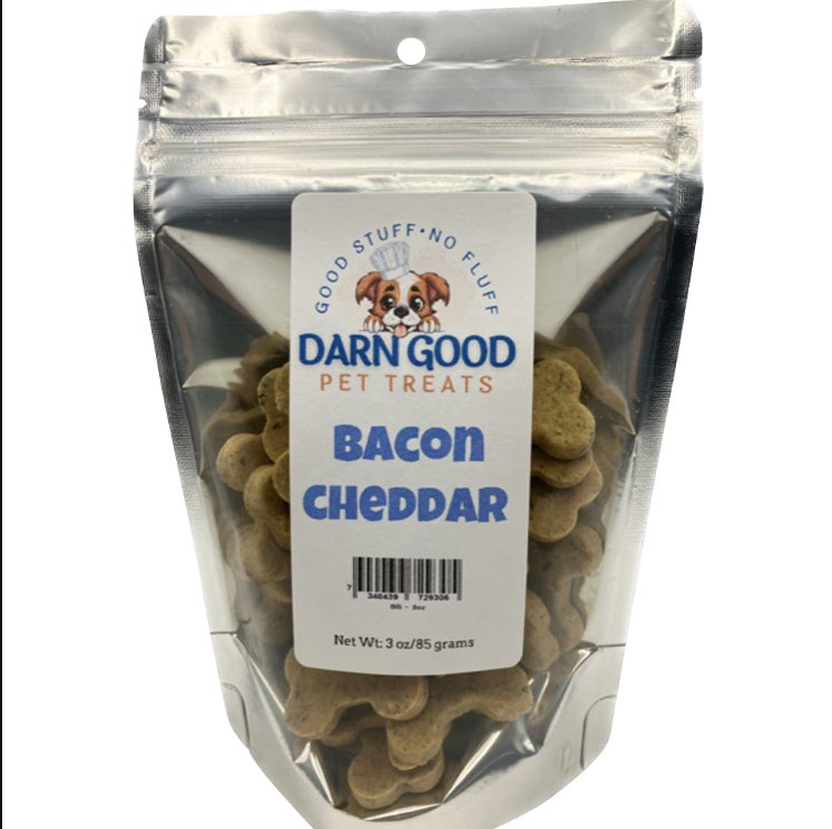 Darn Good Pet Treats Bacon & Cheddar Cookies - Low Country Pet - Dog Treats - 7340439729312