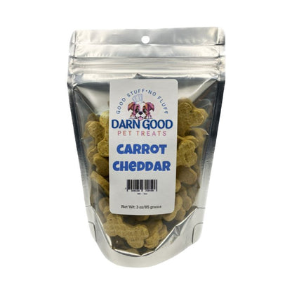 Darn Good Pet Treats Carrot & Cheddar Cheese Dog Cookies - Low Country Pet - Dog Treats - 7340439729190