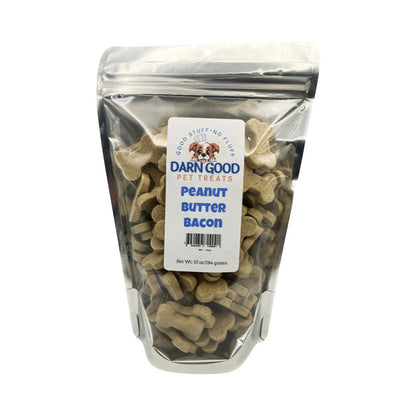 Darn Good Pet Treats Peanut Butter & Bacon Dog Cookies - Low Country Pet - Dog Treats - 7340439729091