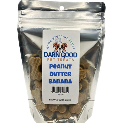 Darn Good Pet Treats Peanut Butter & Banana Cookies - Low Country Pet - Dog Treats - 7340439729329