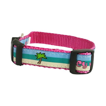 Key West Pink Dog Collar & Leash - Low Country Pet - Dog Collar - 671891596103