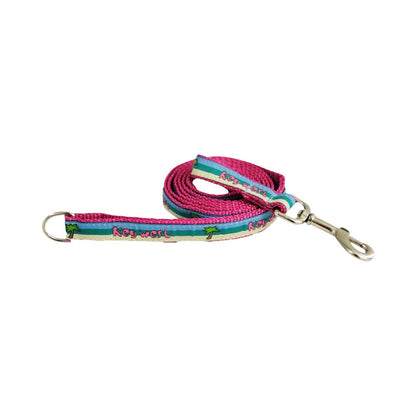 Key West Pink Dog Collar & Leash - Low Country Pet - Dog Collar - 671891596103